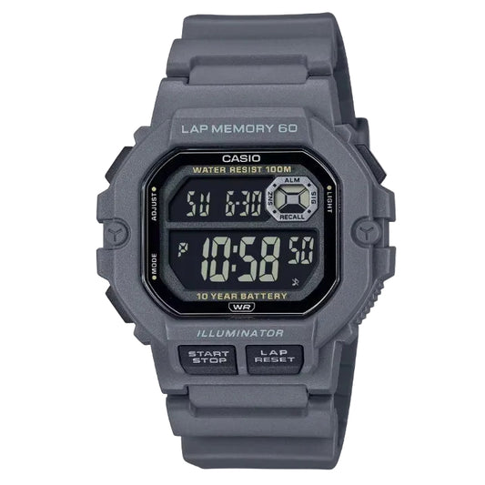 Casio Men's Resin Digital Watch WS-1400H-8BVDF
