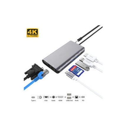 GO-DES 9-in-1 USB C Hub Multiport Adapter